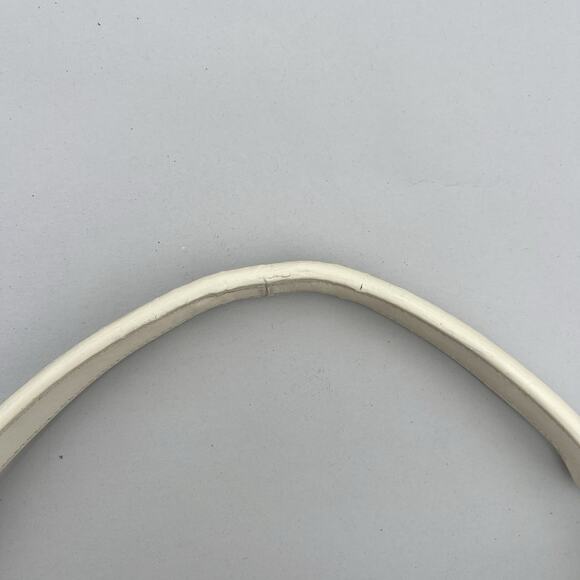 Prada Tessuto Hobo Shoulder Bag Embossed Logo White Leather - Picture 16 of 16